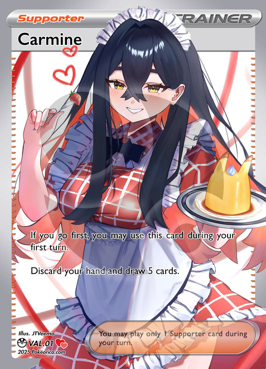 Limited Ed. Valentine's Day Full Art Carmine