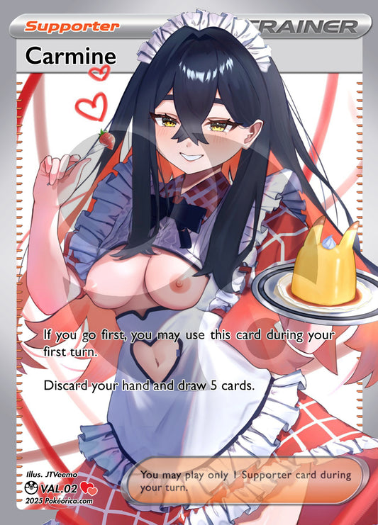 Limited Ed. Valentine's Day Full Art Carmine