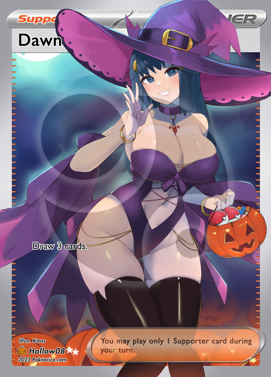 Limited Ed. Halloween Full Art Dawn Card