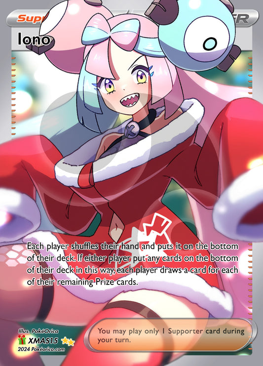 Limited Ed. Holiday Full Art Iono Card (Copy)