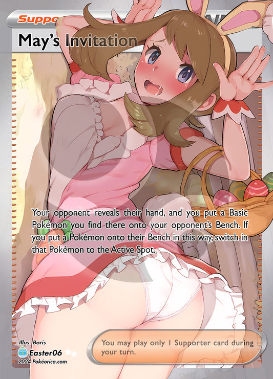Limited Ed. Full Art May's Invitation Easter Card