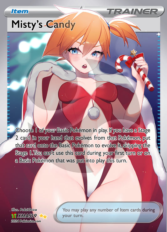 Limited Ed. Holiday Full Art Misty Card