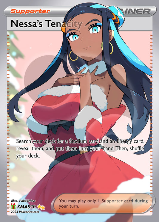 Limited Ed. Holiday Full Art Nessa Card