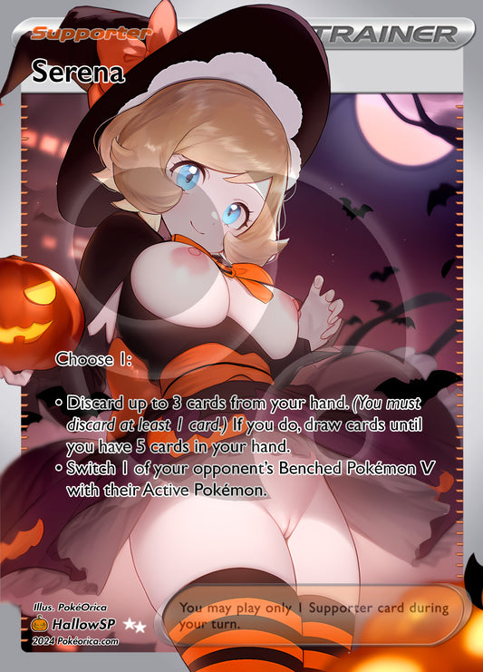 Limited Ed. Full Art Serena Halloween Slab