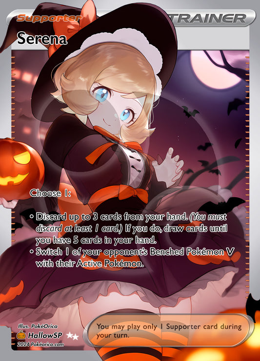 Limited Ed. Full Art Serena Halloween Slab