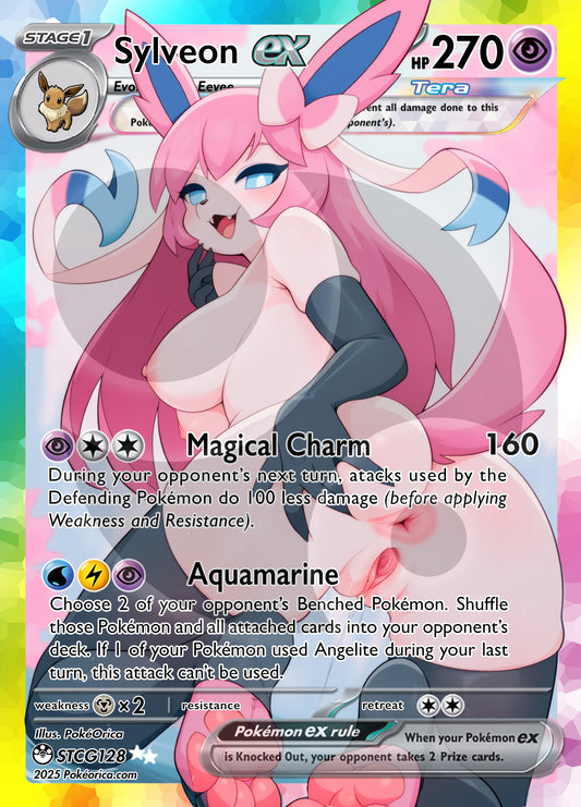 Custom Holographic Full Art Sylveon ex