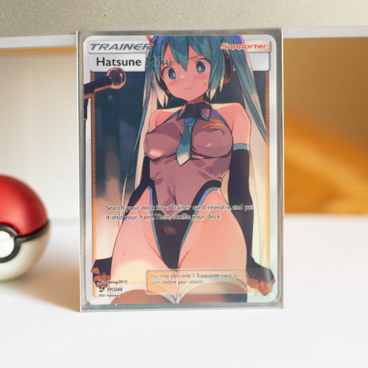 Custom Holographic Full Art Hatsune Miku Card