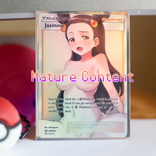 Custom Holographic Full Art Jasmine Card
