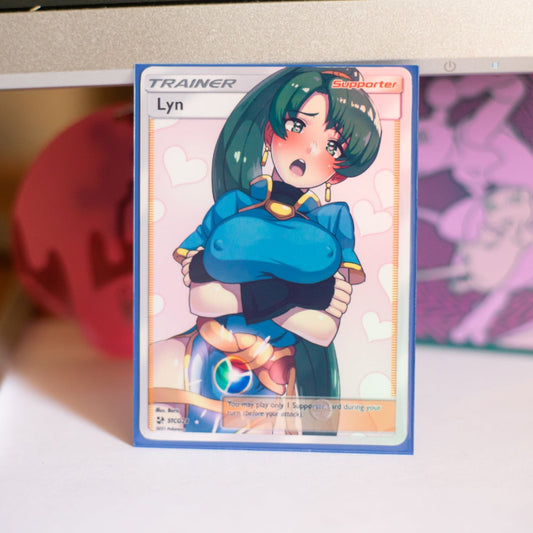 Custom Fire Emblem Holographic Full Art Lyn Card