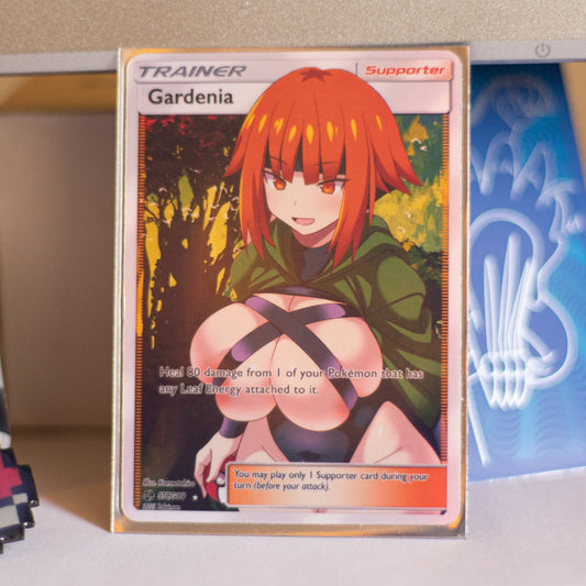 Custom Holographic Full Art Gardenia Card